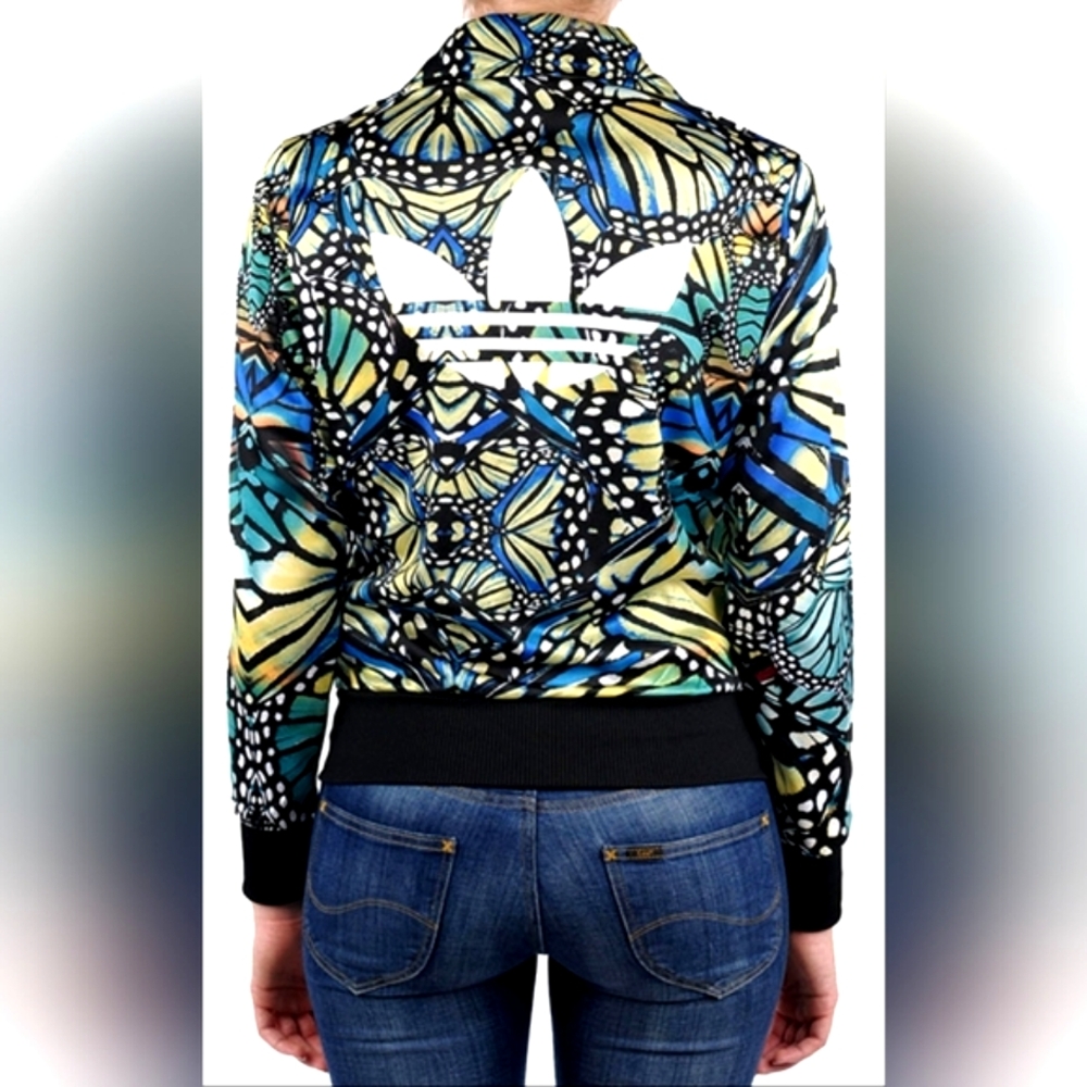 ADIDAS Farm RIO 2014 Butterfly Monarch Zip Track Jacket Chaqueta Firebird TT - Picture 2 of 16